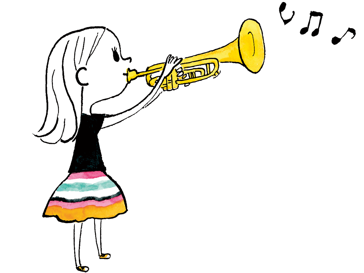 トランペット イラスト画像