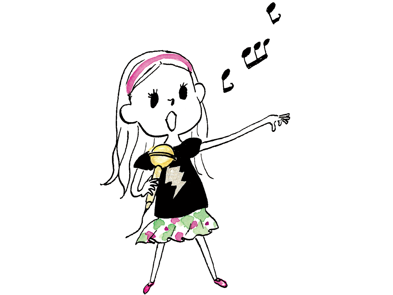 ヴォーカル イラスト画像