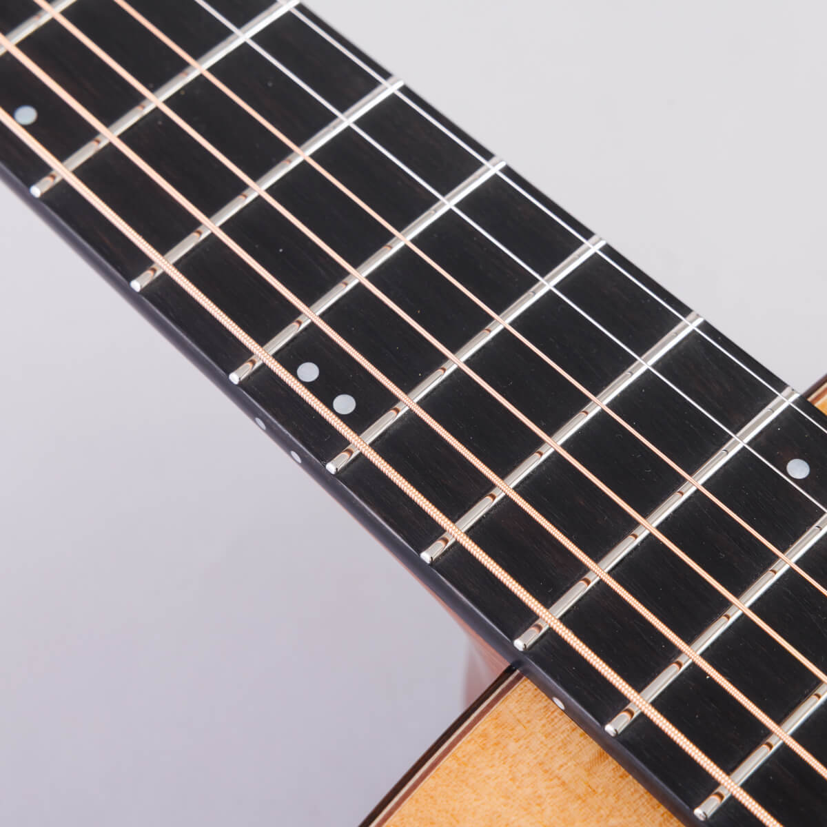 指板材＋高耐食性ニッケルシルバーフレット採用