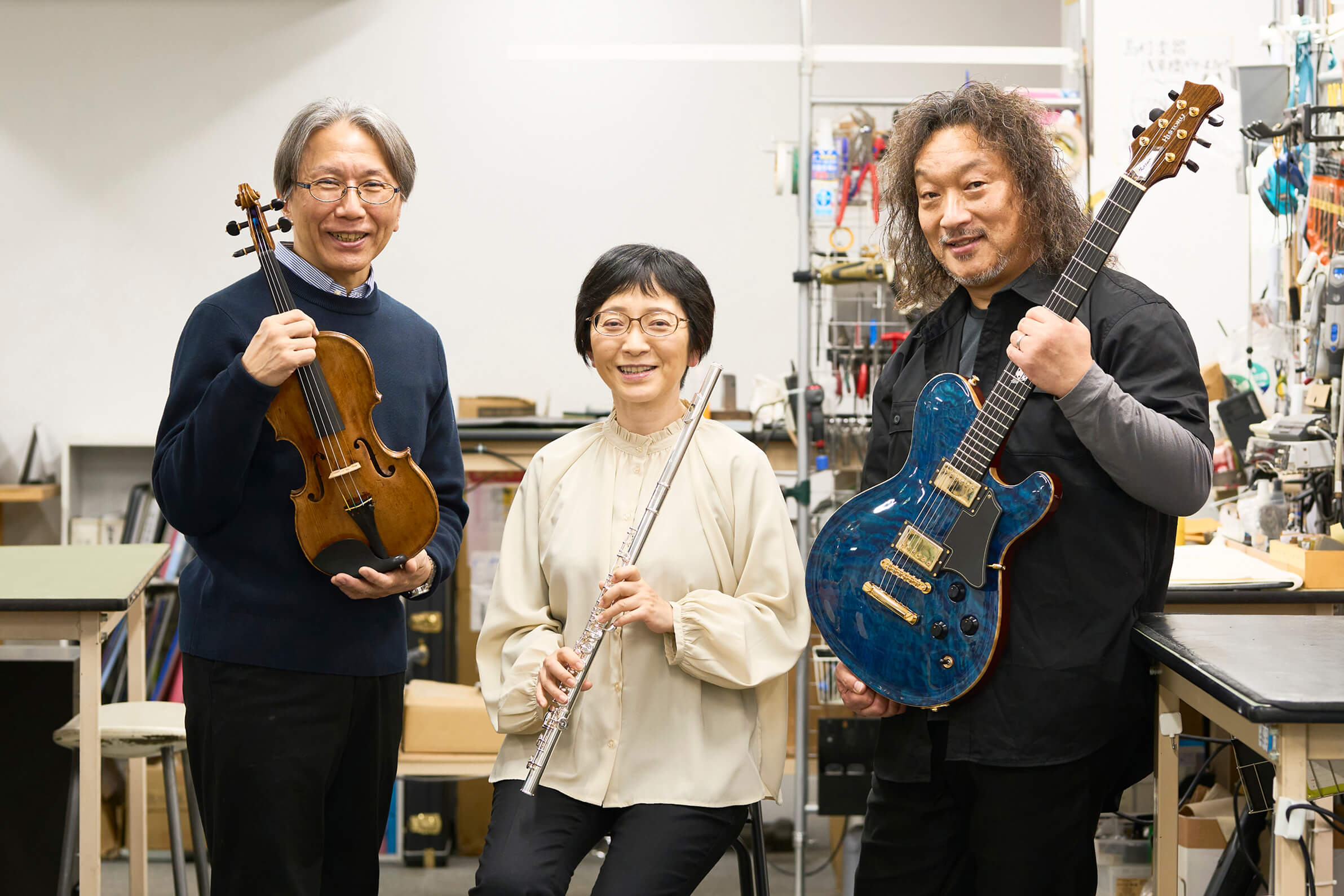 3人のエキスパートが並ぶ写真